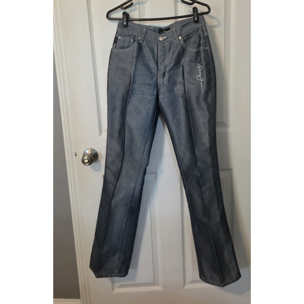 Sean John Vintage Y2K Mens Jeans 30 Polished Silvery Gray Straight Leg